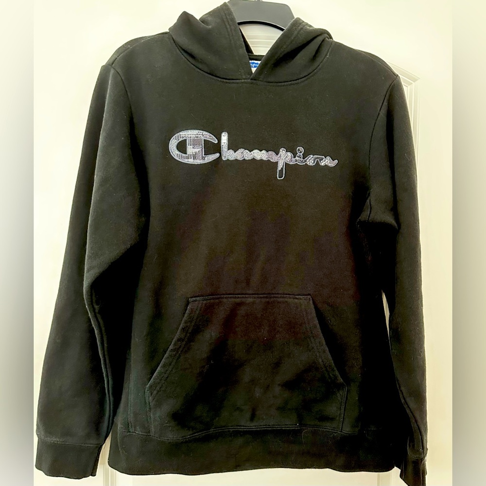 Champion Boys Sweatshirt, Black, Boys Size XL